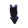 Dolfin One Piece Swimsuit: Purple Graphic Swimwear - Women's Size 2X-Small