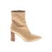 Jeffrey Campbell Boots: Tan Solid Shoes - Women's Size 7 1/2 - Pointed Toe