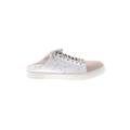 Steven New York Sneakers: Slip-on Platform Casual White Print Shoes - Women's Size 9 - Round Toe