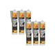 Set of 6 fire rated sealants for SIKA joints - Sikasil 670 Fire - Grey - 300ml