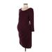 Liz Lange Maternity for Target Casual Dress: Burgundy Dresses - Women's Size Medium