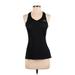 The North Face Active Tank Top: Black Solid Activewear - Women's Size Small