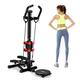 Home Fitness Stepper Machine - Stair Swing Stepper Legs Trainer Machine with Wireless Training Computer and Handrail - Up-Down Stepper for Beginners and Advanced Users