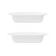 Ceramic Oven Baking Dishes,Oven Baking Dish,Baking Dish Ceramic Baking Pan Brownie Pan Casserole Dish Rectangle Lasagna Pan Dish Pan Bakeware Sets, 2 Pieces,8.25Inch (Size : 8.25Inch)