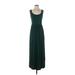 Amazon Essentials Casual Dress - A-Line Scoop Neck Sleeveless: Green Solid Dresses - Women's Size Small