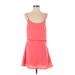 Abercrombie & Fitch Casual Dress - Mini Scoop Neck Sleeveless: Pink Print Dresses - Women's Size Small
