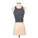 Crz Yoga Active Tank Top: Gray Activewear - Women's Size 4