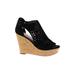 Marc Fisher Wedges: Black Shoes - Women's Size 9