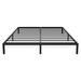 Low Bed Frame, 10-Inch Metal Bed Frame Queen Size, Heavy Duty Low Profile Bed Frame with Steel Slats