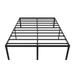 14 Inch Bed Frame Queen Size, No Box Spring Needed, Queen Size Bed Frame Metal 2500 lbs Heavy Duty Steel Slat Support