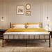 Classic Metal Bed Frame Platform Mattress Foundation with Iron-Art Headboard/Footboard/Under Bed Storage/No Box Spring Needed