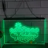 Welcome to Las Vegas Casino Beer Bar LED Neon Sign-3D Carving Wall Art for