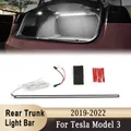 Per Tesla Model 3 2019-2022 Car Rear Trunk strisce luminose intelligenti 12 V LED Lamp Tube Trunk