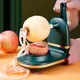 Plastic Hand Crank Fruit Peeler Rotating Labor-saving Peeling Machine with Suction Cup Maunal