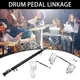 Double Bass Drum Pedal Linkage DIY Percussion Instrument Parts Linkage Connect Bar Driveshaft Rod