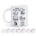 Book Lovers Mug Things I Do in My Spare Time Read Books Buy Books Funny Book Nerd Coffee Mug 11Oz