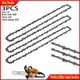 14 Inch Chainsaw Chain Semi Chisel Chainsaw Chain 3/8 Pitch 0.050 Inch Gauge 50 Drive Links 65mn