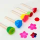 5pcs Kids Toddler Sponge Stamp Brush Kits Flower Drawing Toys for Children Paint Educational Art and