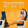 Hamac portable pour pieds d'avion repose-pieds réglable relaxant secret sur les vols