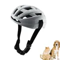 Casque de moto pour petit animal de compagnie avec trou d'oreille casque multi-sport pour chien