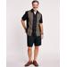 Blair Men's John Blair® Relaxed-Fit Linen Blend Drawstring Shorts - Black - 2XL