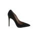Sam Edelman Heels: Slip On Stilleto Cocktail Party Black Print Shoes - Women's Size 10 - Pointed Toe