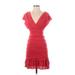 Max Studio Cocktail Dress - Mini: Red Dresses - Women's Size X-Small
