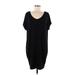 Old Navy Casual Dress - Shift: Black Solid Dresses - Women's Size Medium