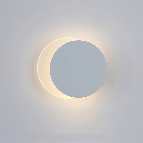 Lightinthebox 1-flammige 25 cm LED-Wandleuchte, Augenschutz, moderne Einfachheit, nordischer Stil, Acryl-Wandlampen, Esszimmer, Büro, Aluminium-Wandleuchte, 110–120 V, 220–240 V Image