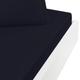 Drap housse satin coton-tencel 200f bonnet 30 cm Bleu Nuit 200x200 cm