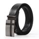 Men's Faux Leather Belt Ratchet Belt Black 1# Black 2# Faux Leather Stylish Classic Casual Plain Daily Vacation Going out