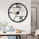 Wall Clock Black Wall Clock Modern Large Wall Clocks Living Room Clock Nordic Creative Background Wall Decorative Wall Clocks 60 90 cm