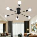 LED Ceiling Light 6/10-Light Dimmable Nordic Style Chandelier Sputnik Design Metal Artistic Style Industrial Painted Finishes Kitchen Bedroom Kids Room Lights 110-240V