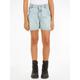 Shorts CALVIN KLEIN JEANS "BARREL POWDER BLUE DENIM SHORTS" Gr. 6 (116), N-Gr, blau (powder blue) Mädchen Hosen Shorts