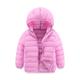 Kids Girls' Puffer Jacket Solid Color Active School Coat Outerwear 2-12 Years Spring Ash Taro purple Classic black