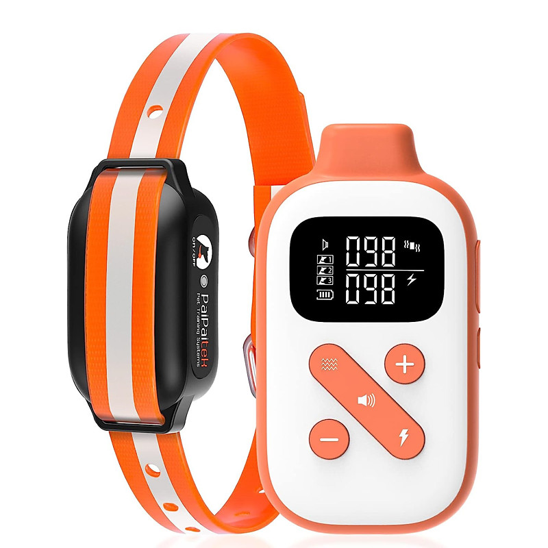 Bark Collar for Large Dogs with Remote 3300ft Range Bark and Training Collar Combo with 3 Modes Beep Vibrate Safety Shock 100% Waterproof Anti Bark Device for Dogs
