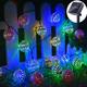 Solar Moroccan String Lights Christmas Ball Fairy String Lights 12m 7m 6.5m Outdoor Garden Lights IP65 Waterproof New Year Wedding Party Patio Tree Hanging Lights Xmas Decor Landscape Lamp
