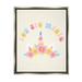 Stupell Industries Ba-954-Floater Fun You Are Magic Phrase Framed On Canvas by Lil' Rue Canvas in Red/Yellow | 31 H x 25 W x 1.7 D in | Wayfair