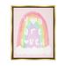 Stupell Industries You Are Loved Pastel Phrase Framed On Canvas by Lil' Rue Print Canvas in Pink | 31 H x 25 W x 1.7 D in | Wayfair