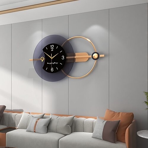 orologio da parete silenzioso di lusso design moderno soggiorno decorazioni per la casa decorazione da parete di grandi dimensioni orologi decorazione della casa orologio da parete ago 80 38 cm 100 48 cm
