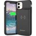 NEWDERY Battery Case for iPhone 11 Qi Wireless Charging Compatible 5000mAh Extended Rechargeable Portable Charger Case for iPhone 11 (6.1 inches)