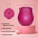 Boutique Quiet Rose Flower Vibrator Ball with 10 Gears USB Rechargeable Rose Toy for Women 2024 New