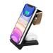 Portable Charging Stand Dock Station Holder Wireless Charger 3 In 1 Fast Charging Station For Watch For Phone For Headset