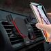 UAEBM Phone Mount for Car Vent Cell Phone Holder Car Hands Phone Holder Mount for Smartphone Cell Phone Automobile Cradles Universal Black
