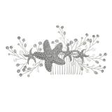 Starfish Hair Comb Wedding Accessories for Brides Tiara Pearl Banquet Rhinestone