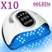 Nail Dryer Lamp For Manicure UV Gel Nail Lamp 66 LEDs Automatic Sensing Gel 300W