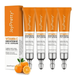 4 PCS Vitamin C Brightening Eye Serum Eye Serum Vitamin C Serum Serum for Dark Circles Puffiness Under Eye Bags Fine Line Crow s feet Remove