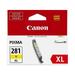 Canon CLI-281XL Yellow Ink Tank Compatible to TR8520 TR7520 TS9120 TS8120 and TS6120 Printers (2036C001)