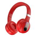 Bluetooth Wireless Headphones Bluetooth 5.0 Subwoofer Head-Mounted Foldable Headphones - Built-in Mic Wireless Call Folding Stereo Noise Cancellation Over Ear Soft Earmuffs Headset