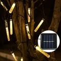 Deagia 2024 New Arrival Clearance 6.5M 30 Lights Bubble Column Lantern String Lights Outdoor Garden Courtyard Decoration Bathroom Accessories